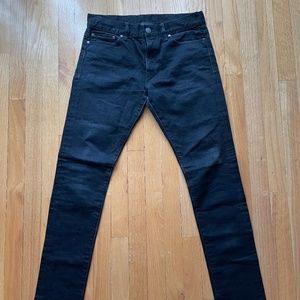JOHN ELLIOTT BLACK SKINNY JEANS SIZE 30, MADE IN JAPAN